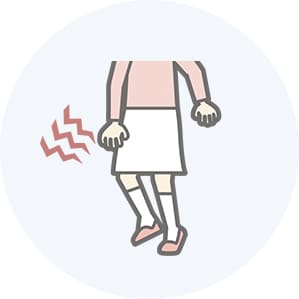 膝関節の硬直を予防